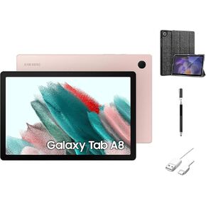 SAMSUNG Galaxy Tab A8 Android WiFi Tablet, 10.5 inch Touchscreen (1920x1200) LCD Screen, 32GB Storage, Bluetooth, Android 11 OS, Gray with Accessories