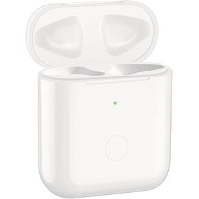 Airpod Charging Case,Wireless Airpod Replacement Charging Case Compatible with AirPods 1&2,Airpod Charger Case Only,450 mAH Airpod Battery Replacement with Bluetooth Pairing Sync Button,Ivory White in Kuwait