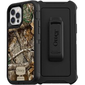 OtterBox Defender Series Screenless Edition Case for iPhone 12 & iPhone 12 Pro (Only) - Holster Clip Included - Non-Retail Packaging - Black in Saudi Arabia