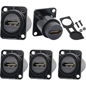 PENGLIN 2Pack D-Type HDMI Coupler, HDMI 2.0 Panel Mount Connector in Saudi Arabia