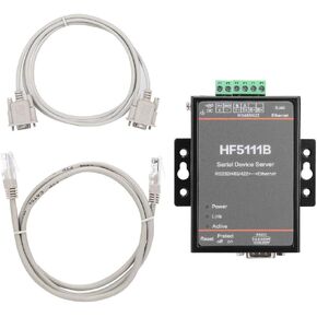 Marhynchus Serial Network Server HF-5111B Serial Server 3-in-1 RJ45 RS232/RS485/RS422 to Ethernet Serial Server DTU with Serial Cable and Network Cable in Saudi Arabia