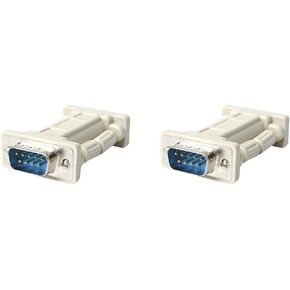 StarTech.com DB9 RS232 محول مودم تسلسلي Null - محول مودم Null - DB-9 (M) إلى DB-9 (F) - NM9MF (عبوة من 2) in Saudi Arabia