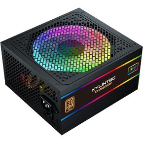 80+ Gold Power Supply 750w، ATX PSU 750W إدارة الكابلات المعيارية بالكامل مع 25 وضعًا ARGB Silent Fan - ضمان 5 سنوات in Kuwait