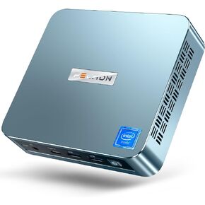 PELADN WI-6 Mini PC, Intel 12th Gen Alder Lake- N100(up to 3.4GHz), 16GB DDR4 RAM 512GB M.2 PCIe SSD, Desktop Computer Support 4K Dual Display/USB3.2/WiFi 4/BT5.2/Win 11 Pro