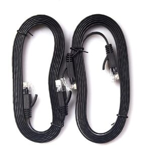 كابل شبكة إيثرنت REXUS Cat 6 أبيض مسطح محمي (65 قدمًا)، كابل توصيل إنترنت عالي السرعة 10 جيجابت في الثانية مع موصل RJ45 أسرع من Cat5/Cat5e (C6F200B) in Kuwait