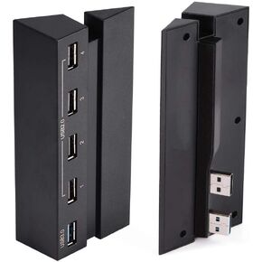 125 5 Port USB Hub for PS4, USB 3.0 2.0 High Speed Expansion Hub Charger Controller Splitter Expander Specially Designed for PS4 Game Console in Kuwait