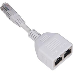 VONETS RJ45 Ethernet Splitter/LAN WAN Network Port Extender Cable Adapter, WiFi RJ45 1 Male to 2 Female Port Cat 5 Exclusive Only Use for VONETS WiFi Bridge/Router VAP11S, VAP11S-5G in Kuwait