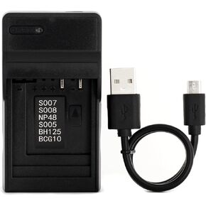 شاحن USB NP-70 لكاميرا Fujifilm FinePix F20 وFinePix F20 Zoom وFinePix F40fd وFinePix F45fd وFinePix F47fd والمزيد in Kuwait