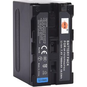 DSTE NP-F970 Battery for Sony DCM-M1 MVC-CD1000 HDR-FX1 DCR-VX2100E DSR-PD190P NEX-FS700RH HXR-NX3 Camera in Saudi Arabia
