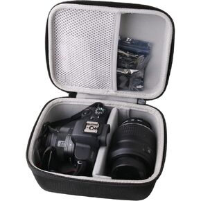 JINMEI Hard EVA Carrying Case Compatible with for Canon EOS Rebel T8i EF-S/Rebel T7 DSLR Camera/EOS M50 Mark II 18-55mm is STM Lens Kit Camera case in Saudi Arabia