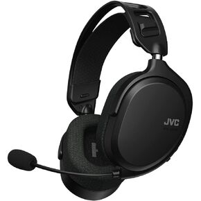 JVC Ultralight Gaming Headset for Superior Comfort, 40mm Driver Unit, Detachable Microphone and Cable, Clear Microphone Performance, 199g Ligthweight Design - GG01B (Black)