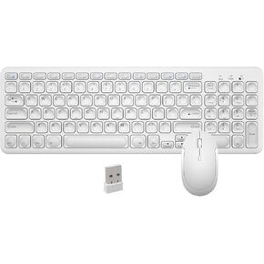 Wireless Keyboard and Mouse Combo,JieruiDeng 2.4Ghz USB Cordless Slim Silent Keyboard and Mouse Kit Home Office Game Use for Computer,Laptop,PC Desktops,Mac (Green) in Kuwait