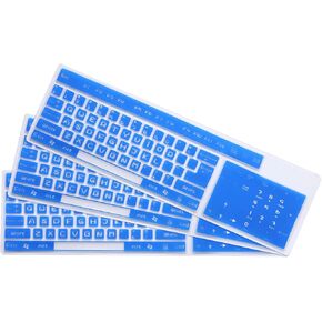 PATIKIL Pc غطاء لوحة المفاتيح الجلد سيليكون سطح المكتب لوحة المفاتيح غطاء لوحة المفاتيح الجلد لحجم قياسي الكمبيوتر الكمبيوتر سطح المكتب لوحات المفاتيح 17.3 "x 5.3" واضح لوحة المفاتيح غطاء الجلد حامي 3PCS in Kuwait