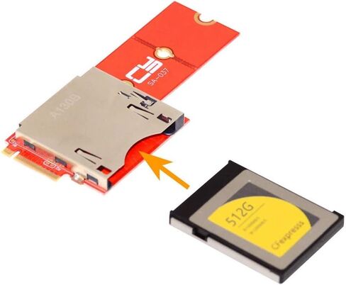 CY Card Kit CFexpress Type-A to Type-B Memory Card Kit Case CFE CFA to CFB Adapter Compatible with Camera 8K RAW PCIe Expansion in Kuwait
