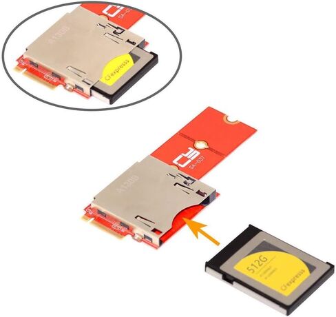 CY Card Kit CFexpress Type-A to Type-B Memory Card Kit Case CFE CFA to CFB Adapter Compatible with Camera 8K RAW PCIe Expansion in Kuwait
