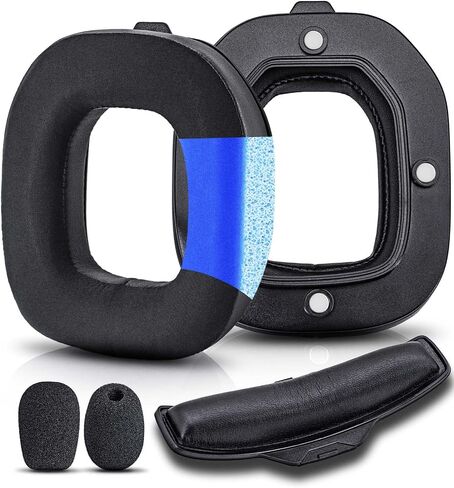 A40 TR Earpads - Cooling Gel Replacement Ear Cushions Compatible with Astro A40 tr Headset I A40 TR Mod Kit/A40 Accessories/Headband/Microphone Foam (Silky Cool Fabric) in Kuwait