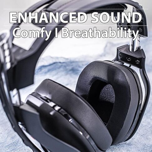 A40 TR Earpads - Cooling Gel Replacement Ear Cushions Compatible with Astro A40 tr Headset I A40 TR Mod Kit/A40 Accessories/Headband/Microphone Foam (Silky Cool Fabric) in Kuwait