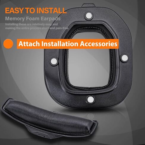 A40 TR Earpads - Cooling Gel Replacement Ear Cushions Compatible with Astro A40 tr Headset I A40 TR Mod Kit/A40 Accessories/Headband/Microphone Foam (Silky Cool Fabric) in Kuwait