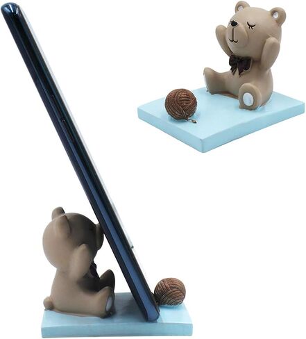 Cute Cat Phone Holder Desk Ornament Kawaii Phone Stand Universal Desk Phone Stand for All Mobile Smartphones Tablets in Saudi Arabia