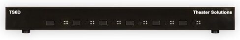 Theater Solutions TS6D Six Zone Dual Input Speaker Selector Box 6 Pair Speaker Switcher in Saudi Arabia