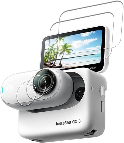 iDaPro Screen Protector+ Lens Protector for Insta360 GO 3, 9H Glass in Kuwait
