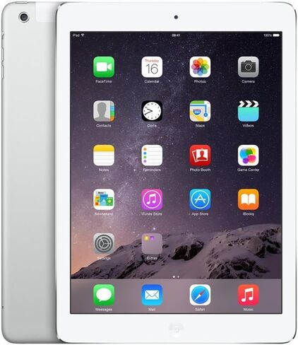 Apple iPad Air 2 MH2N2LL/A (64 جيجابايت، Wi-Fi + خلوي، فضي) (متجدد) in Kuwait