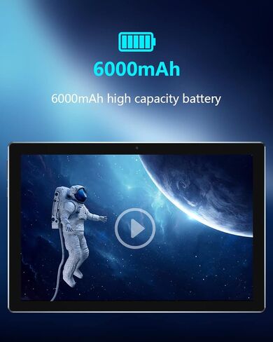 Tablet Android 10 inch Tablet PC 2GB+32GB 6000mAh Battery Quad Core HD Touch Screen Tablets Computer, WiFi BT Google Play. in Kuwait