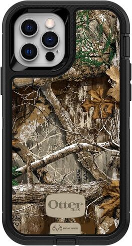 OtterBox Defender Series Screenless Edition Case for iPhone 12 & iPhone 12 Pro (Only) - Holster Clip Included - Non-Retail Packaging - Black in Saudi Arabia