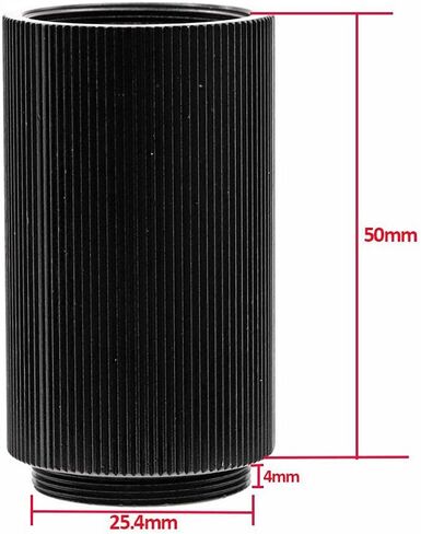 C-Mount Extension Tube Adapter C-CS Mount Adaptor Spacer Ring Extension Tube for CS-Mount CCTV Security Camera1 2 5 10 15 20 25 30 40 50 100 mm (30mm) in Saudi Arabia