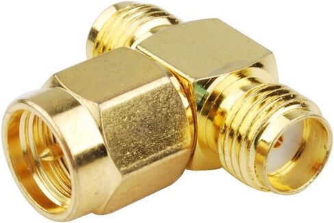 SUPERBAT SMA Adapter 90 Degree,5pcs SMA Male to Female Right Angle Coax Adapter for Radio RTL-SDR FPV Antenna Transmitter LTE Router etc. in Saudi Arabia