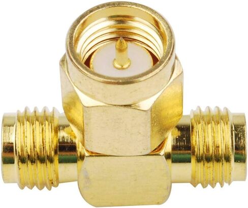 SUPERBAT SMA Adapter 90 Degree,5pcs SMA Male to Female Right Angle Coax Adapter for Radio RTL-SDR FPV Antenna Transmitter LTE Router etc. in Saudi Arabia