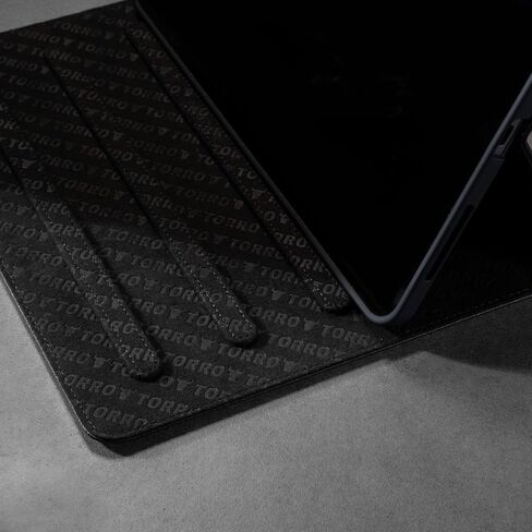 حافظة TORRO متوافقة مع iPad Air 5 / Air 4 - غطاء جلد أصلي iPad Air 2022/2020 مع وظيفة الحامل، واتصال قلم Apple ووظيفة النوم (بني داكن) in Saudi Arabia