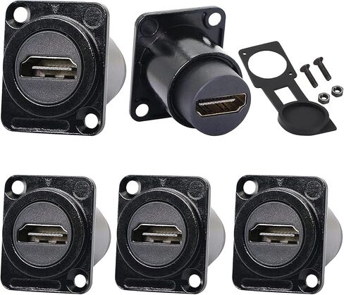 PENGLIN 2Pack D-Type HDMI Coupler, HDMI 2.0 Panel Mount Connector in Saudi Arabia