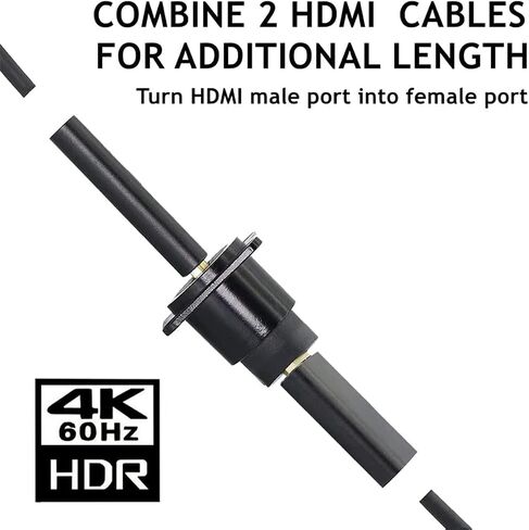 PENGLIN 2Pack D-Type HDMI Coupler, HDMI 2.0 Panel Mount Connector in Saudi Arabia