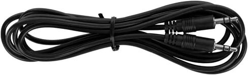 Monoprice 100647 50' 3.5mm Stereo Plug/Plug M/M Cable, Black in Saudi Arabia