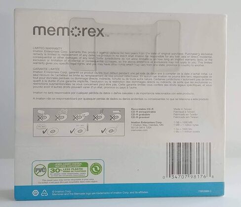 Memorex Cool Colors CD-R 52X 700MB 80 min (5 Pack) in Saudi Arabia