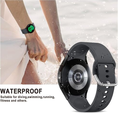 Silicone Sport Band for Samsung Galaxy Watch 7/6/5/4/FE 40mm 44mm Classic in Kuwait