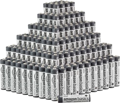 Amazon Basics 300-Pack AAA Long-Lasting Alkaline Industrial Batteries for Professional Devices, 1.5 Volt, Mercury-Free, 5-Year Shelf Life in Saudi Arabia