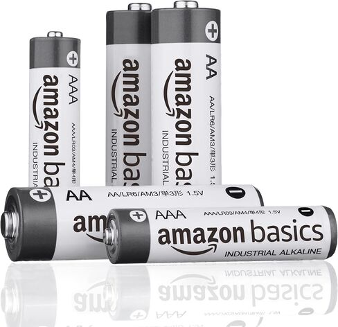 Amazon Basics 300-Pack AAA Long-Lasting Alkaline Industrial Batteries for Professional Devices, 1.5 Volt, Mercury-Free, 5-Year Shelf Life in Saudi Arabia