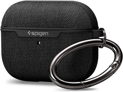 Spigen Urban Fit مصمم لغطاء Airpods Pro مع سلسلة مفاتيح، غطاء قماشي لـ Airpods Pro - ذهبي وردي in Saudi Arabia