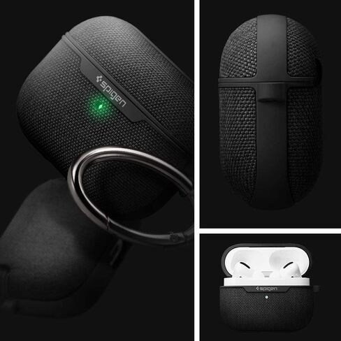 Spigen Urban Fit مصمم لغطاء Airpods Pro مع سلسلة مفاتيح، غطاء قماشي لـ Airpods Pro - ذهبي وردي in Saudi Arabia