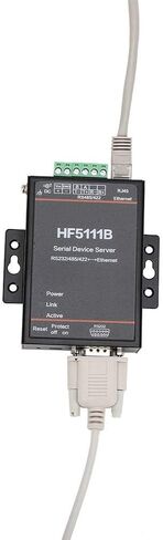 Marhynchus خادم الشبكة التسلسلية HF-5111B الخادم التسلسلي 3 في 1 RJ45 RS232/RS485/RS422 إلى إيثرنت الخادم التسلسلي DTU مع الكابل التسلسلي وكابل الشبكة in Saudi Arabia