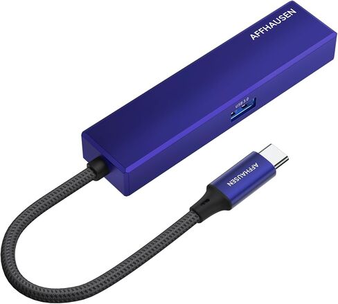 AFFHAUSEN USB-C Hub (3 in 1) HM02, with 4K UHD HDMI Port, USB-A 5 Gbps Data Port, and USB-C with 100W Power Delivery Port for iPad, MacBook Pro, iPhone 15 Pro, XPS, and More in Kuwait