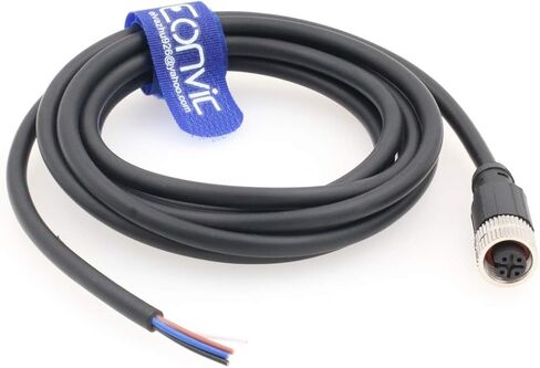 Eonvic Industrial M12 4 Pin ذكر مستقيم الطيران موصل كابل الاستشعار الكهربائي in Kuwait