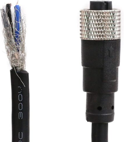 Eonvic Industrial M12 4 Pin ذكر مستقيم الطيران موصل كابل الاستشعار الكهربائي in Kuwait