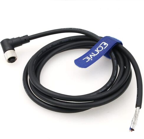 Eonvic Industrial M12 4 Pin ذكر مستقيم الطيران موصل كابل الاستشعار الكهربائي in Kuwait
