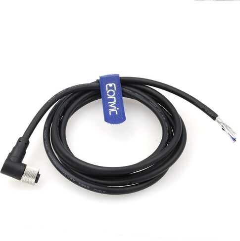 Eonvic Industrial M12 4 Pin ذكر مستقيم الطيران موصل كابل الاستشعار الكهربائي in Kuwait
