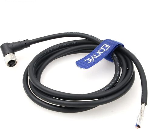 Eonvic Industrial M12 4 Pin ذكر مستقيم الطيران موصل كابل الاستشعار الكهربائي in Kuwait