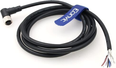 Eonvic Industrial M12 4 Pin ذكر مستقيم الطيران موصل كابل الاستشعار الكهربائي in Kuwait