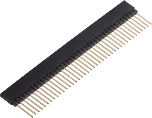 DIKAVS Break Away 2.54 مم، 0.1 بوصة 40P لوحة توصيل PCB Protoboard رأس التراص أنثى رأس طويل جدًا لـ Raspberry Pi لـ Arduino (عبوة من 5) in Kuwait